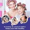Pink Heatless Hair Curlers Self-adhesive Curling Roller Air Bangs Curling Rollers