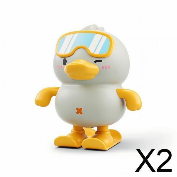 6xWater Fowl Plaything with Goggles Mechanical Water Wobbling for Kids, Young