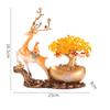 Decorative Deer Figurine Desktop Ornament Money Tree Desk Ornaments Home Decorations Elk Resin