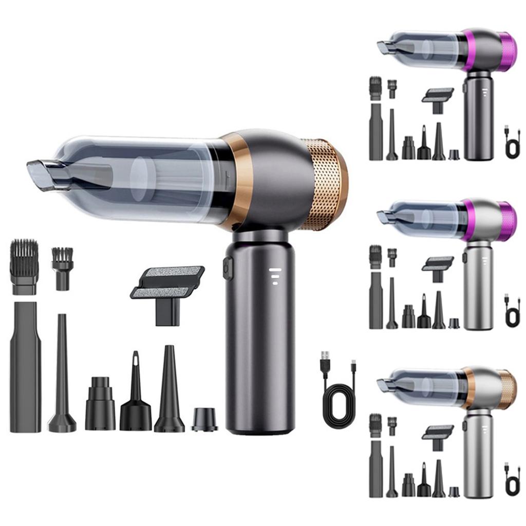  Car Vacuum 15000Pa Portable Cordless Handheld Vacuum Cleaner and  Duster with 2 Filter for Car, Sofa, , Pet, Home