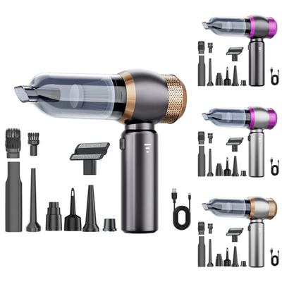  Car Vacuum 15000Pa Portable Cordless Handheld Vacuum Cleaner and  Duster with 2 Filter for Car, Sofa, , Pet, Home