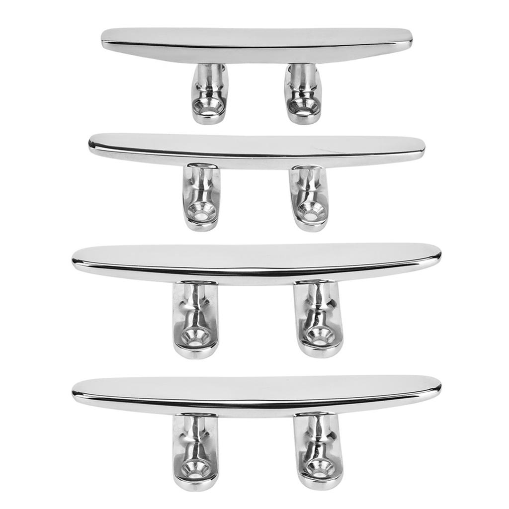 Boat Cleat Mirror Polished Boat Light Accessory Base Cleat Marine Rope Base Boat Part Stainless Steel Marine Cleat