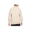 Nike Sportbekleidung Club Fleece Logo Bestickt Rundhals Locker Geschnitten Kinder Oberteile Khaki FD2923126