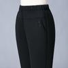 Women's High-Waist Fleece-Lined Lambswool Cotton Pants for Winter