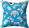 Video Game Cushion Pillow Case Cover Neon Gamepad Joystick Pillowcase For Gamer Boys Bedroom Decor Couch Decorative 1 Pc 40X40