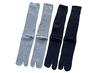 Thin Tabi Summer Business Cotton Sizes Set of 3 Men's Socks, Tabi-Style Socks, Socks, Blend, Black, Gray, Navy, Charcoal, 25-27cm, (Colors Selected)