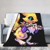 Renard Monster Blanket Digimon Flannel Vintage Breathable Throw Blanket for Home Restaurant Spring/Autumn,
