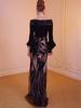 2026 Elegant Rhinestone Waist-Cinching Formal Dress - European & American Style
