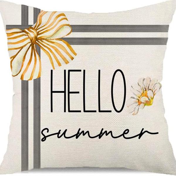 Spring and Summer New Flower Daisy Pillowcase Home Decoration Living Room Sofa Car Pillow Cushion
