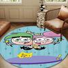 Magical Friendship timmy Adventure Round Rug for Livingroom,Bedroom, Palyroom, Chair Rug, Area rug, Circle Carpet, Large Size Fan Christmas gift
