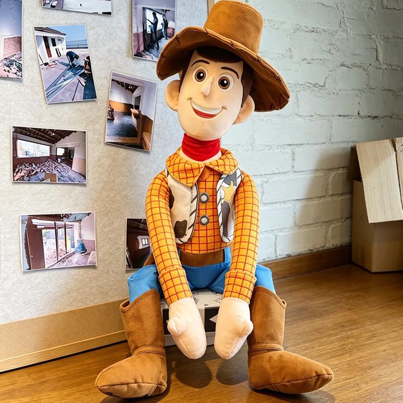 Toy Story Buzz Lightyear Woody Plush Doll With Soft Pp Cotton Filling For Kids Room Decor
