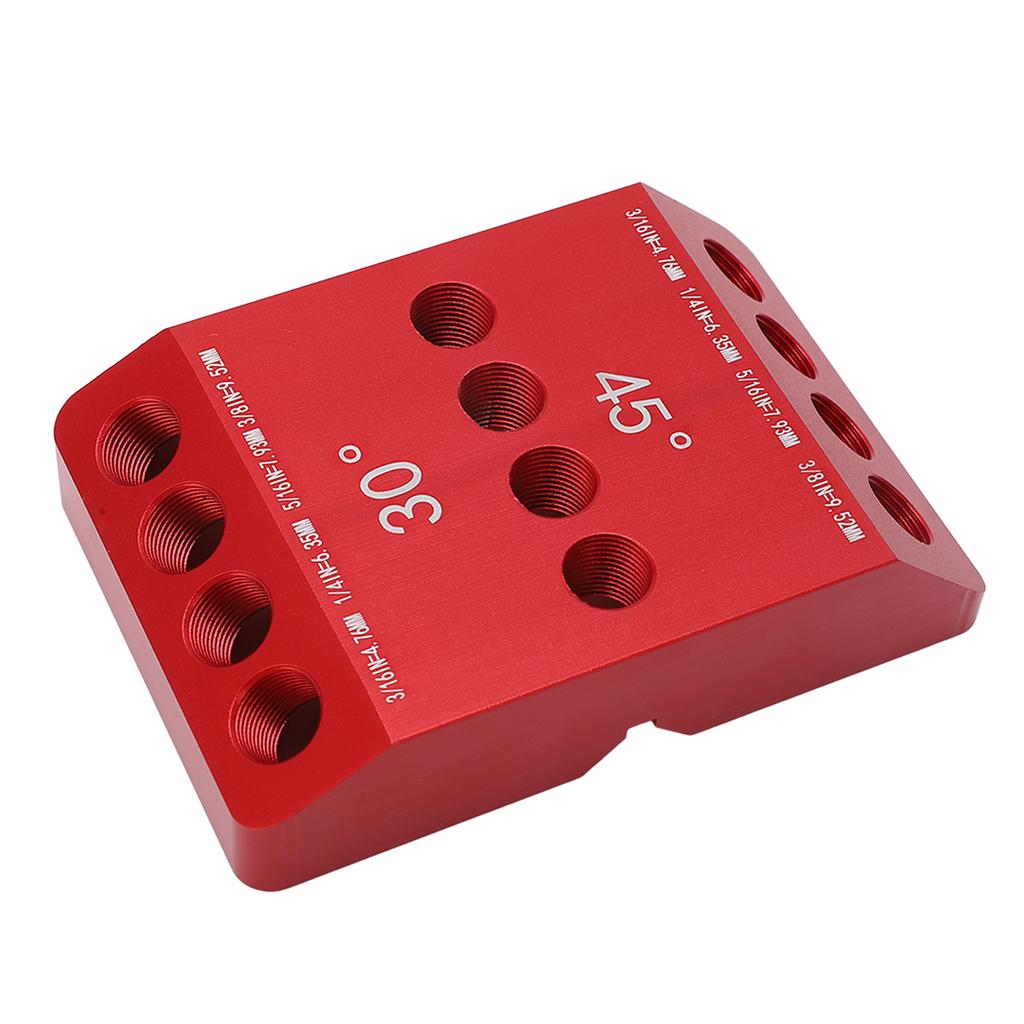 Drill Hole Guide Jig 30 45 90 Degree Angle 4 Sizes Woodworking Locator Building Supplies