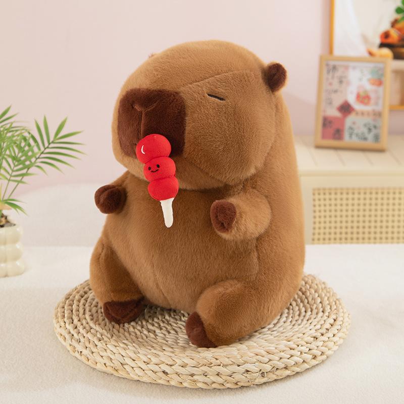 Neue kandierte Hagebutten-Capybara-Plüschtiere niedliche Capybara-Puppen kandierte Hagebutten sind dehnbar und werden an Kinder gesendet