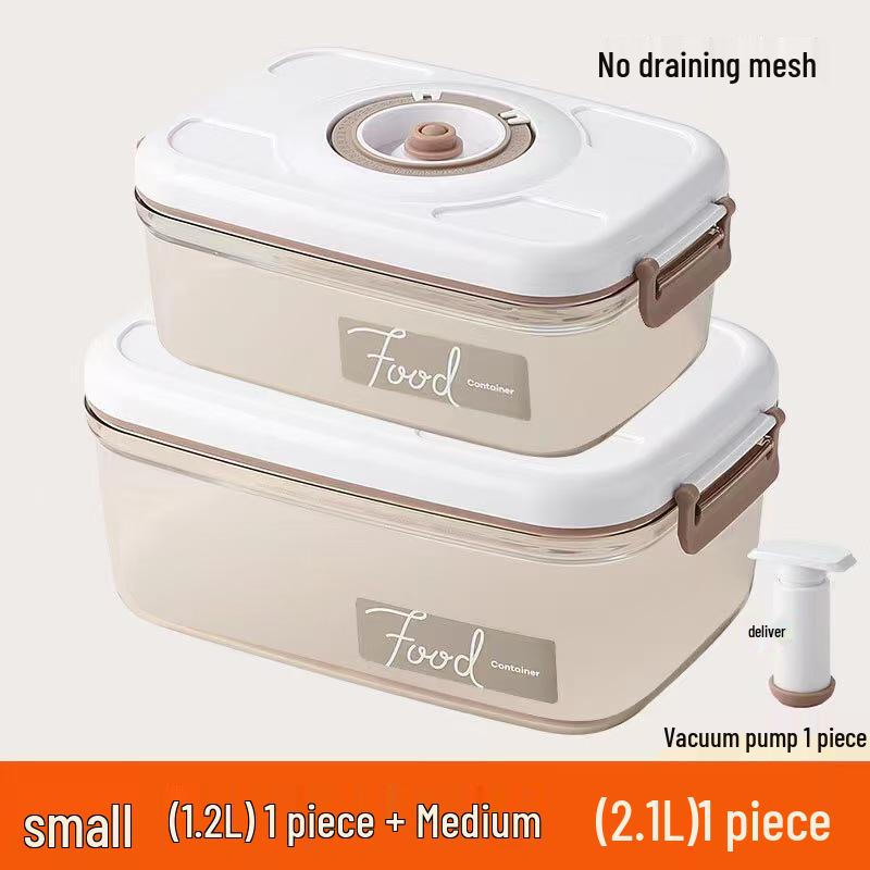 Food Grade Vacuum Sealing Storage Box with Manual Pump