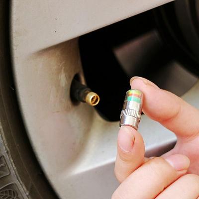 Tappo Monitoraggio Pressione Pneumatici Wireless: Ugello valvola di rilevamento e avviso vuoto