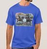 Vintage World War I British and German Cavalrymen Fighte TShirt Summer Cotton Short Sleeve ONeck Mens T Shirt New S3XL