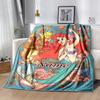Custom 1pc Mermaid Fantasy Adventure Blanket, Soft And Comfortable Blanket, Casual Warm, Camping Travel Blanket, Birthday Gift Q910195