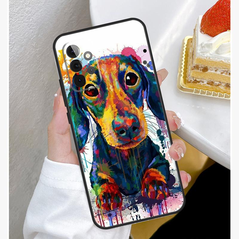 Dachshund Dog Case For Samsung Galaxy A15 A25 A35 A55 A51 A71 A12 A32 A52 A13 A33 A53 A14 A34 A54 Cover