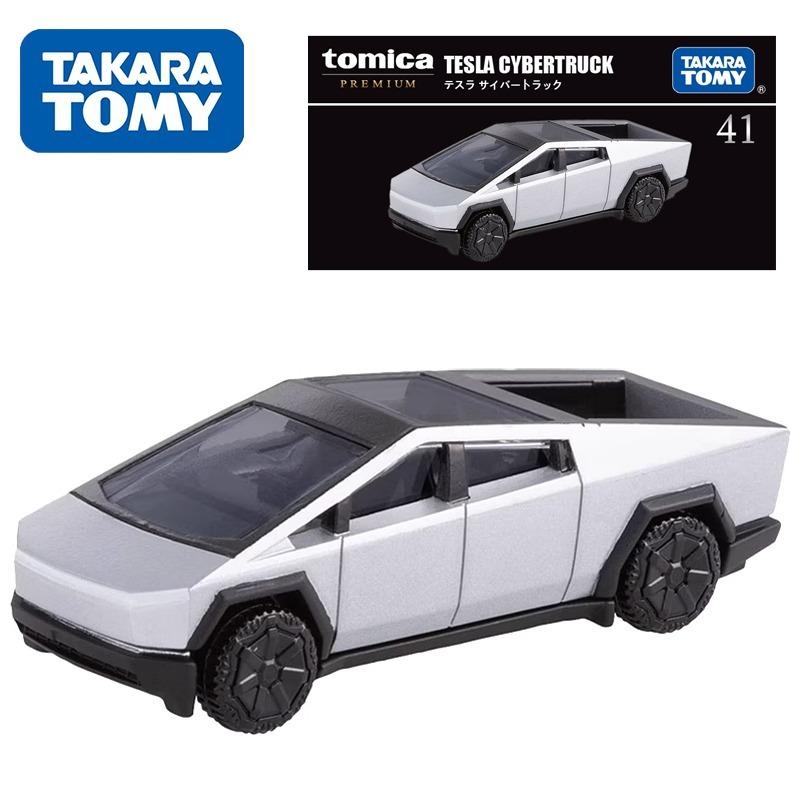 TAKARA TOMY Tomica TP41 TESLA CYBERTRUCK PREMIUM Alloy Motor Vehicle Toy Die-casting Metal Model Collection Boy's Birthday Gifts