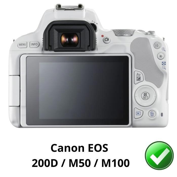 Protection écran - Phonillico - Pack 2 - Canon EOS 200D-M50-M100 - Résistant - Ultra mince