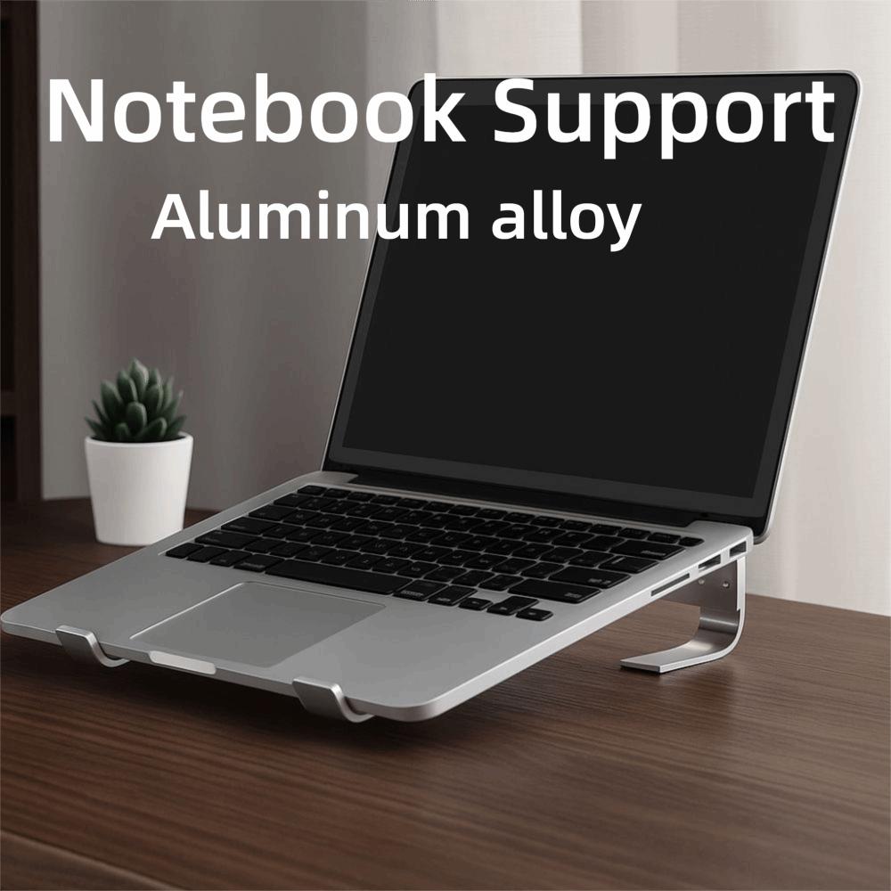 Ergonomic Notebook Support Aluminum Zinc Zinc Alloy Computer Stand Laptop Stand  Home Workspace