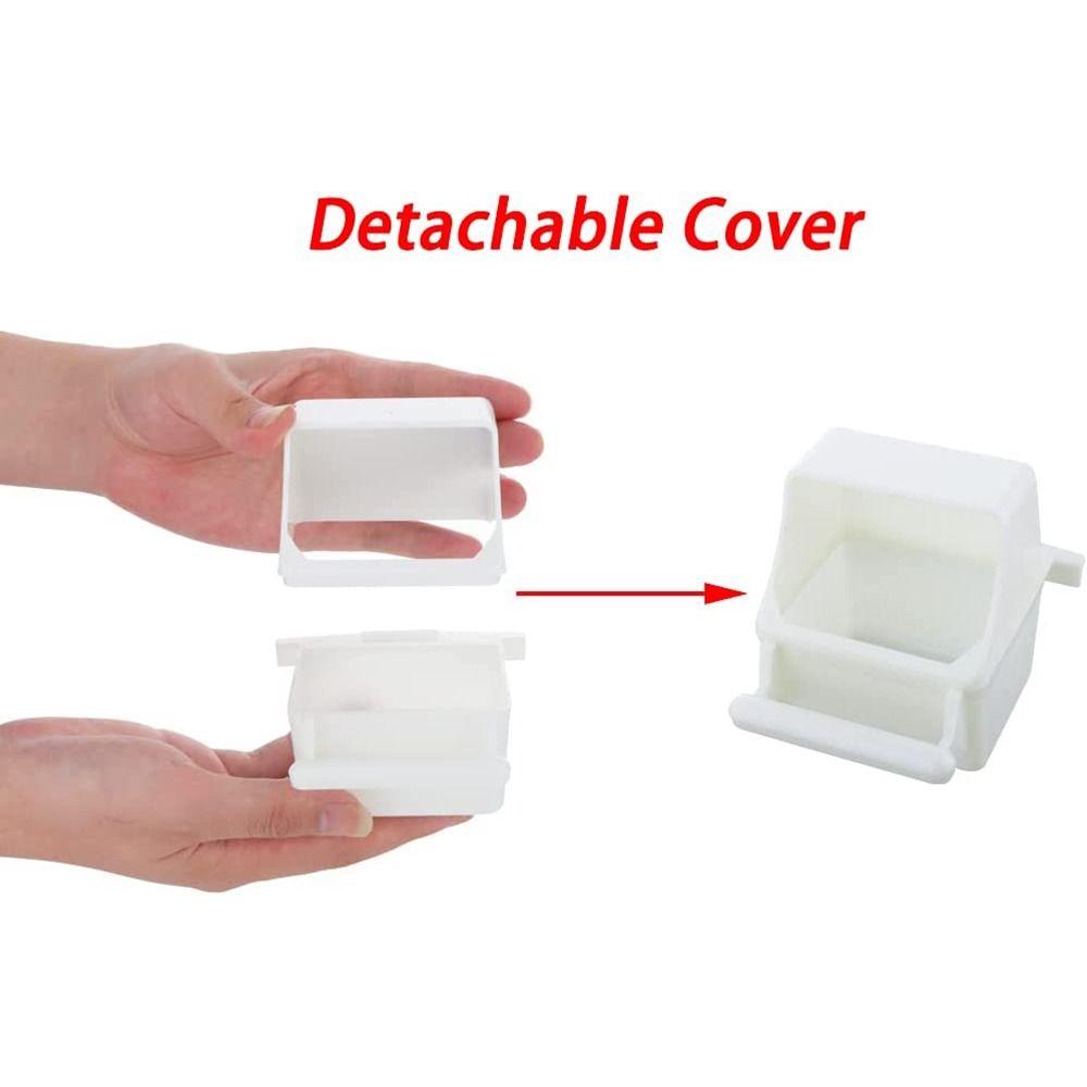 Lovebirds Cockatiel Parrot Plastic Parakeet Bird Feeder Food Dispenser Drinking Bowl Feeding Cup