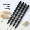 4PCS Regular Script Calligraphy Brush Pen Set Calligraphy Brush Pen New Felt Tip Black Markers