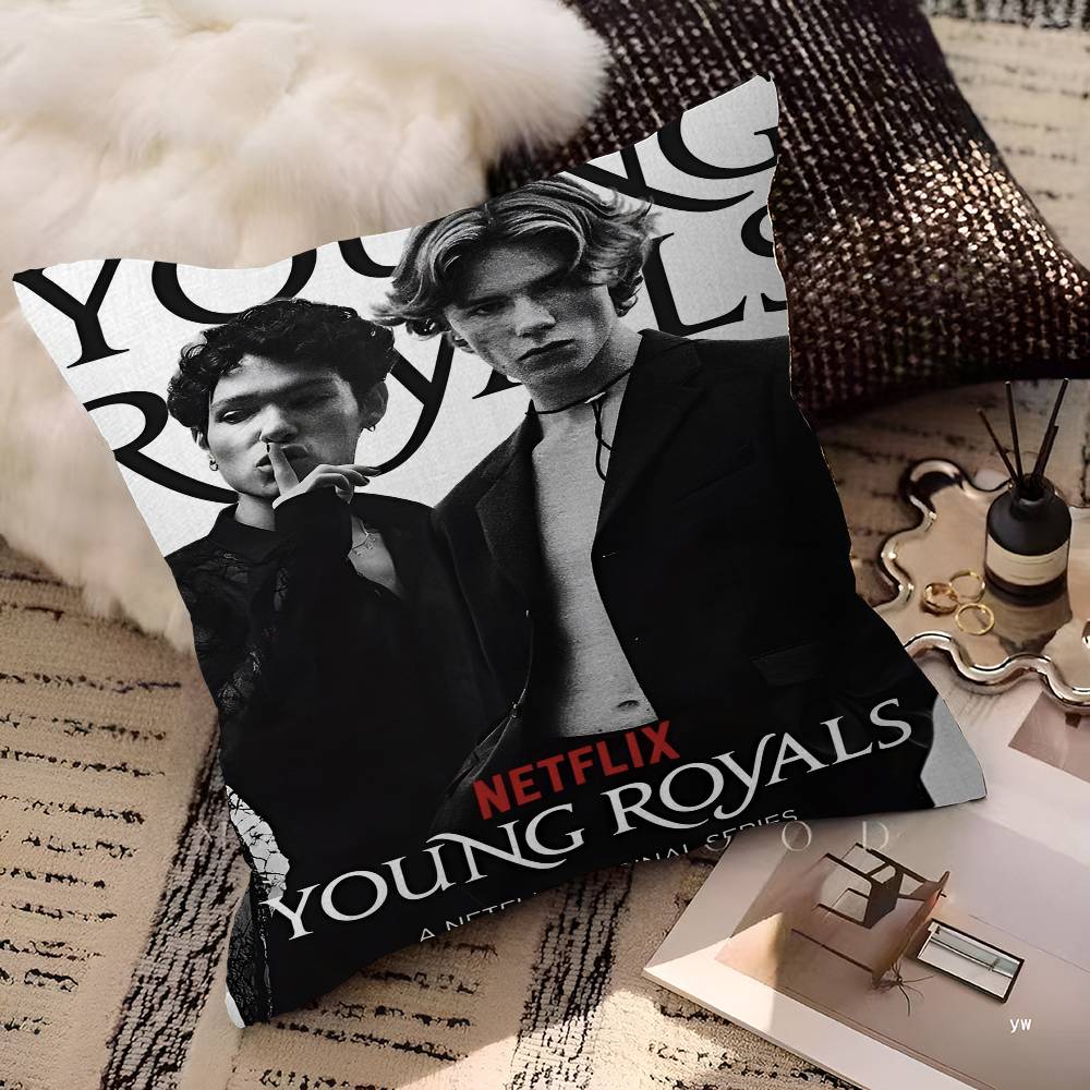 Film Young Royals Personalisierte Bildtext Heimdeko Kissen Haushaltsgeschenke 45x45cm