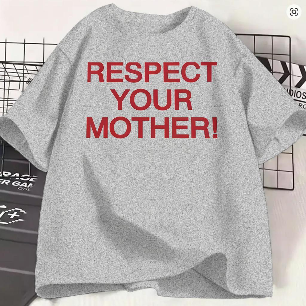 Respect Your Mother TShirt For Unisex Harrys Styles Together Tour Novelty Pure Cotton Tees Crew Neck Short Sleeve Summer Clothes