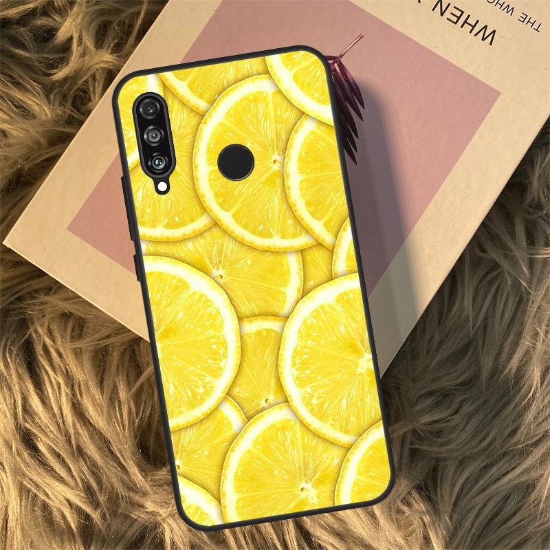 Fruit Lemon For Huawei Nova Y90 Y60 Y61 Y70 Y72 Y73 Y91 3i 7i 8i 11i 12i 9 10 SE P20 P30 P40 Lite Case