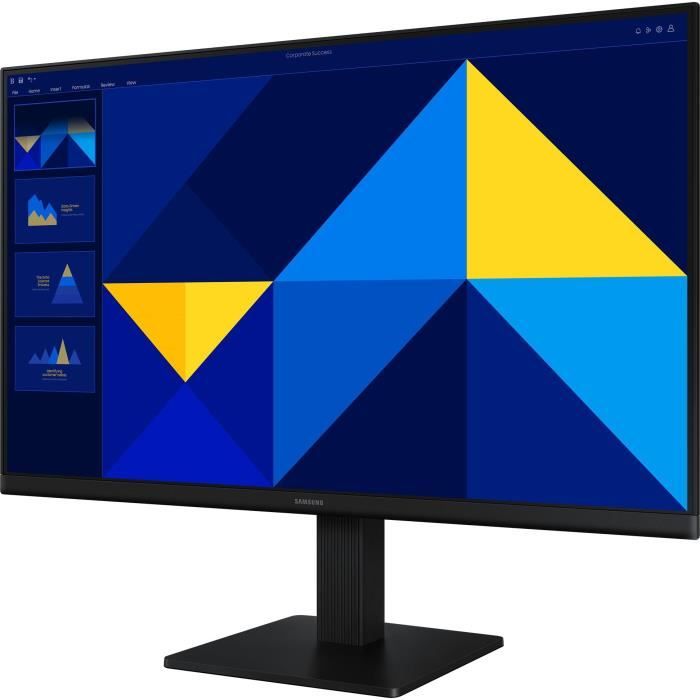 Ecran PC - SAMSUNG - 24" - FHD - 100Hz - Dalle IPS - 5ms - LS24D300GAUXEN