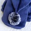 Pet Hoodie Pom Pom Keep Warmth Skin-friendly Thickened Dogs Hooded Sweatshirt for Winter