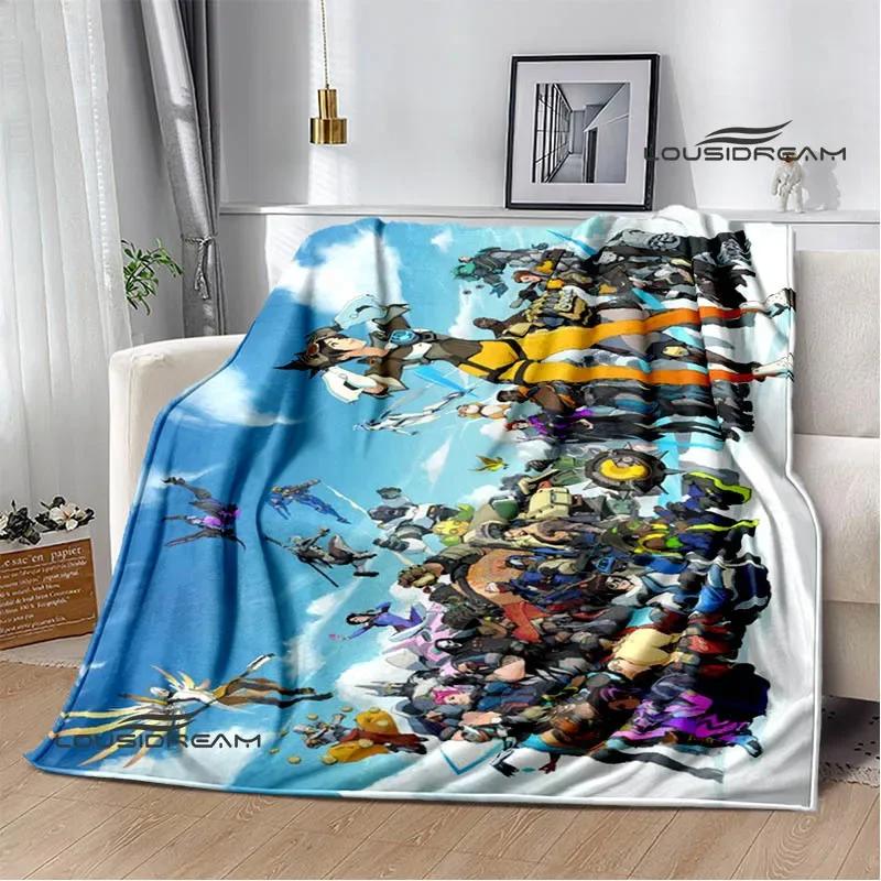 3D Game Overwatch printed blankets warm Flange blankets Soft and comfortable blanket Home travel blanket birthday gift