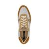 Dune London Mens Treaty Textured Lace Up Trainers