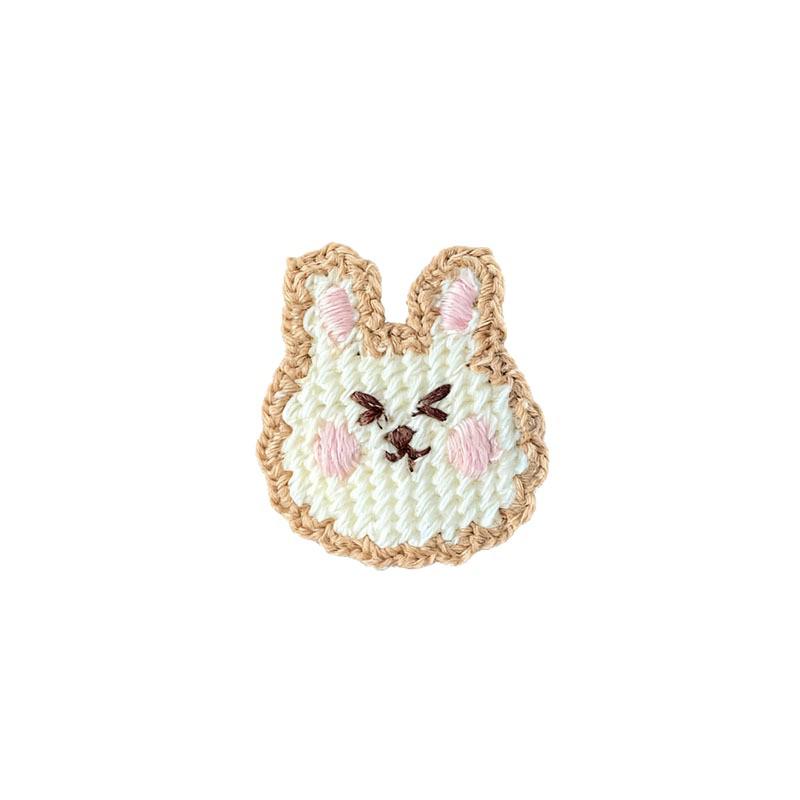 Adorable Fabric Rabbit Hair Clips for Kids - Gentle On Hair, Perfect for Side Bangs.
