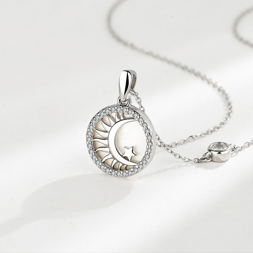 Tancise kvinner halskjede anheng klassisk 925 sterling sølv zircon mote gave