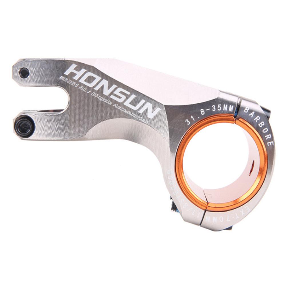 Wspornik rowerowy CNC ujemny 17 stopni 31,8/35*70 MM XC rower górski mostek ze stopu aluminium odpowiedni do roweru górskiego XC/szosowego