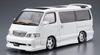Aoshima Bunka Kyozaisha Vyladěná řada aut Toyota Azmax KZH100 Hiace 1999 Plastikový model 1/24 č.25