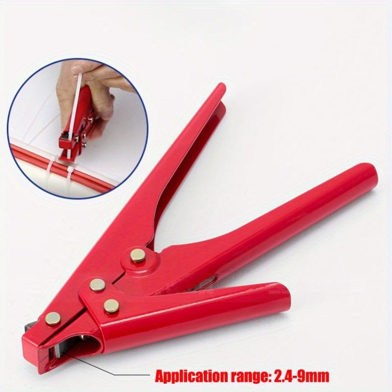 1 Pc The Red Clamp Gun Holds The 2.4-9mm Wide Nylon Cable To Secure and Cut Into A Tool and Special Hs-519 Cable