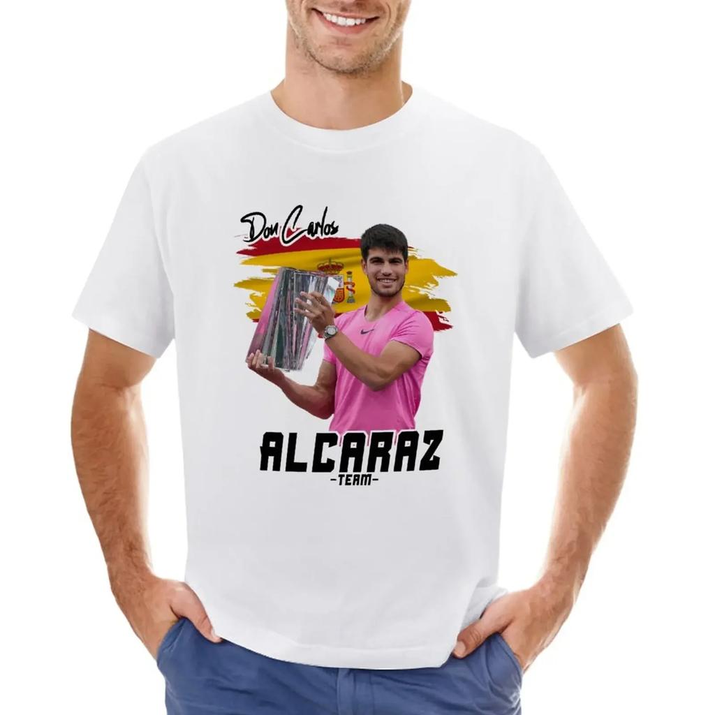 T-shirt for a boy black t shirts for Carlos Alcaraz Team - Don Carlos 2023 T-Shirt cute clothes boys   clothing