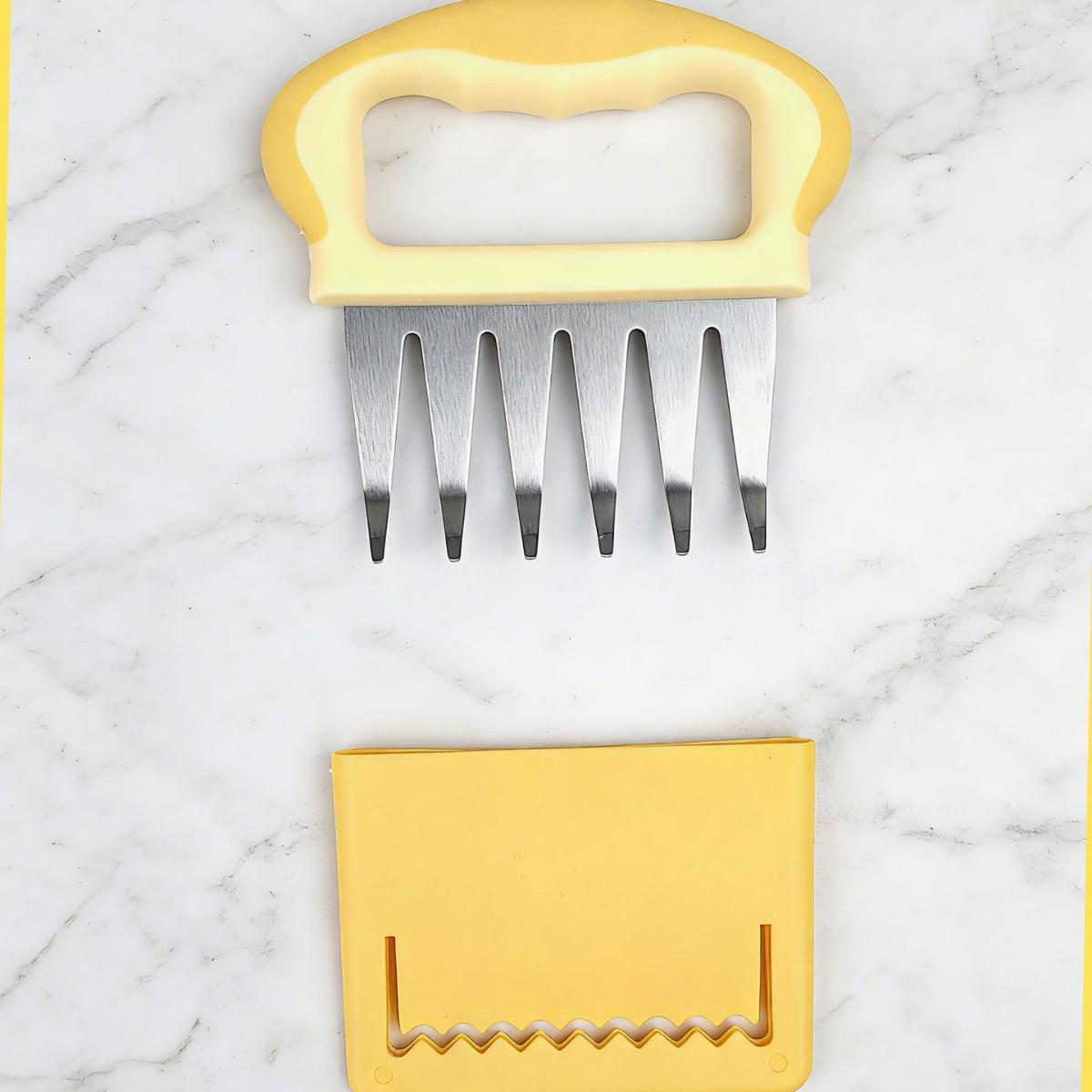 Wavy Blade Vegetable Slicer & Separator - Multi-Tool Kitchen Gadget