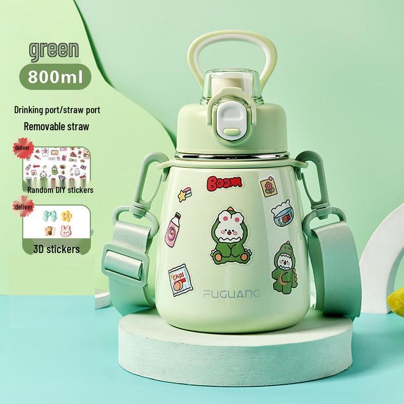 Fuguang Insulated Water Bottle with Straw