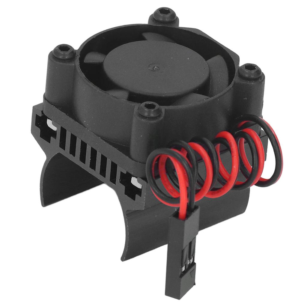RC Motor Cooling Fan Heatsink Fan RC Accessory for Traxxas 118 Remote Control Car Black