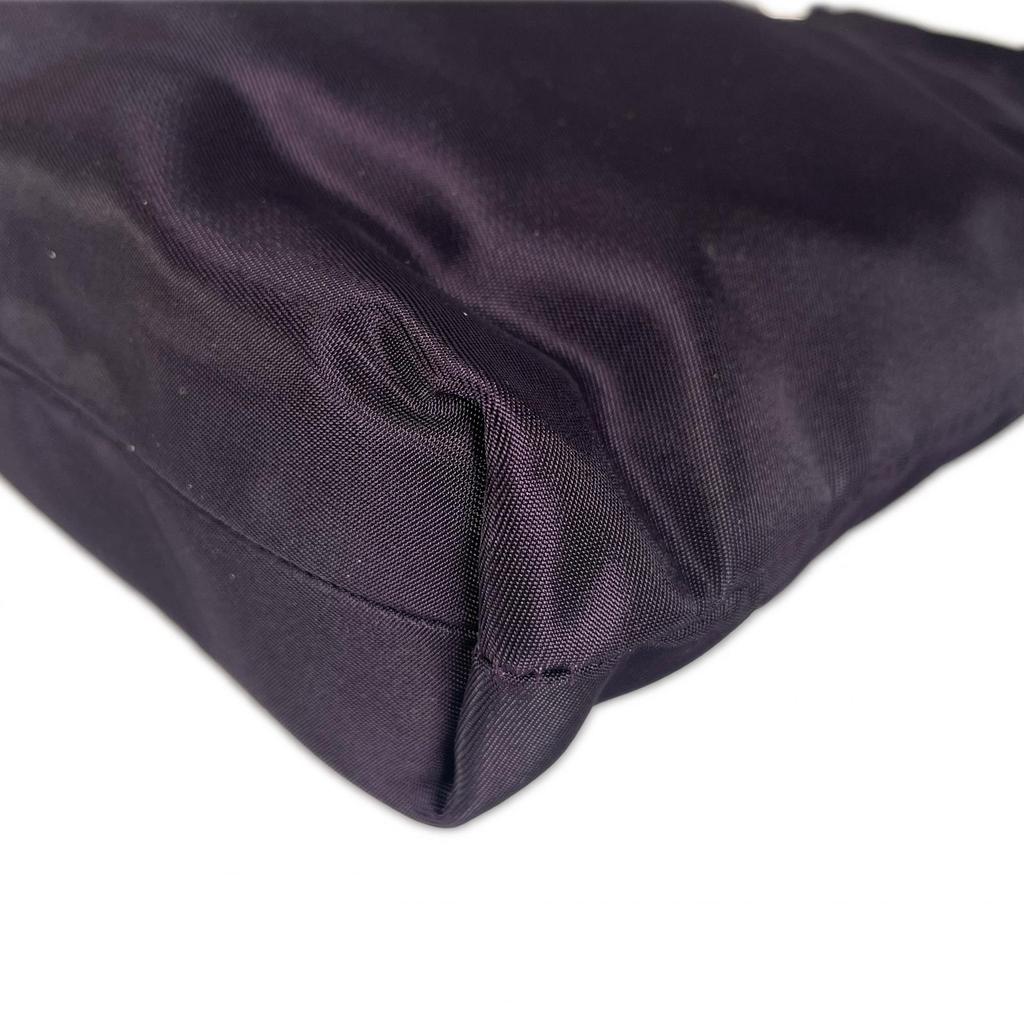 PRADA Triangular logo Handbag purple Women used