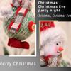 2pcs Unique Christmas Plush Dolls Cloth Christmas Tree Pendant Santa Claus Standing Doll  Party