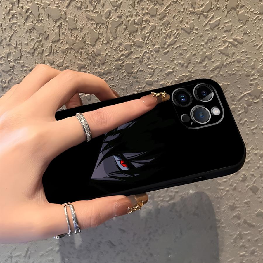 Phone Case for Apple iPhone 13 15 Pro 7 8 XR XS MAX Air 17 Pro Max 14 11 12 16 Funda Phone Cover Anime Narutos Itachi