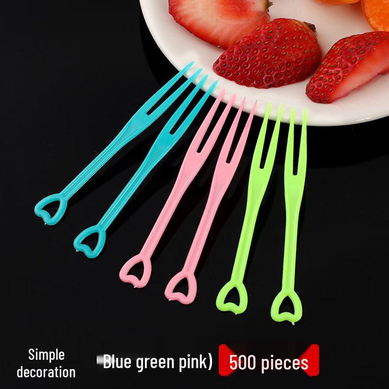 ZISIZ Disposable Fruit & Dessert Forks
