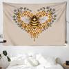 Bee Flower Tapestry Wall Hanging Bohemian Hippie Witchcraft Psychedelic Room Children's Room Home Decor