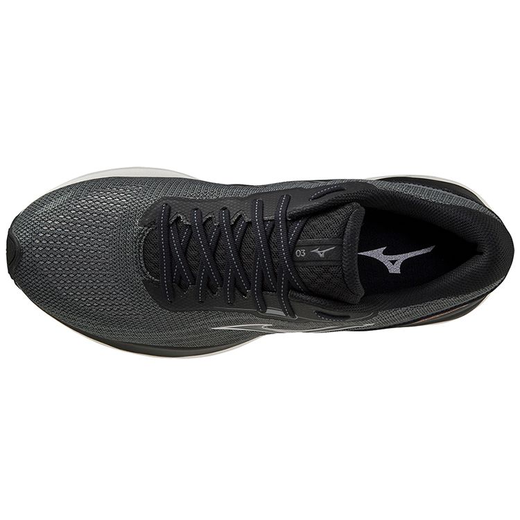 Mizuno Scarpe da Corsa Casual Basse da Uomo Wave Skyrise 3 con Piastra in Carbonio Nero J1GC220904