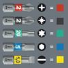 Kraftform Kompakt Tool Finder 2 Screwdriver Set, 13 Pcs - W05051017001